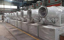 环保除尘雾炮机在钢厂料场粉尘超低排放改造的应用